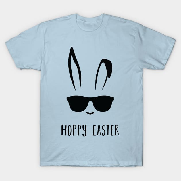 Cute and Cool Hoppy Easter Bunny T-Shirt by magentasponge